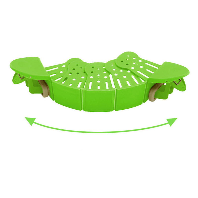 Clip-On Pot Strainer – One-Hand Pasta Drain — product photo 5