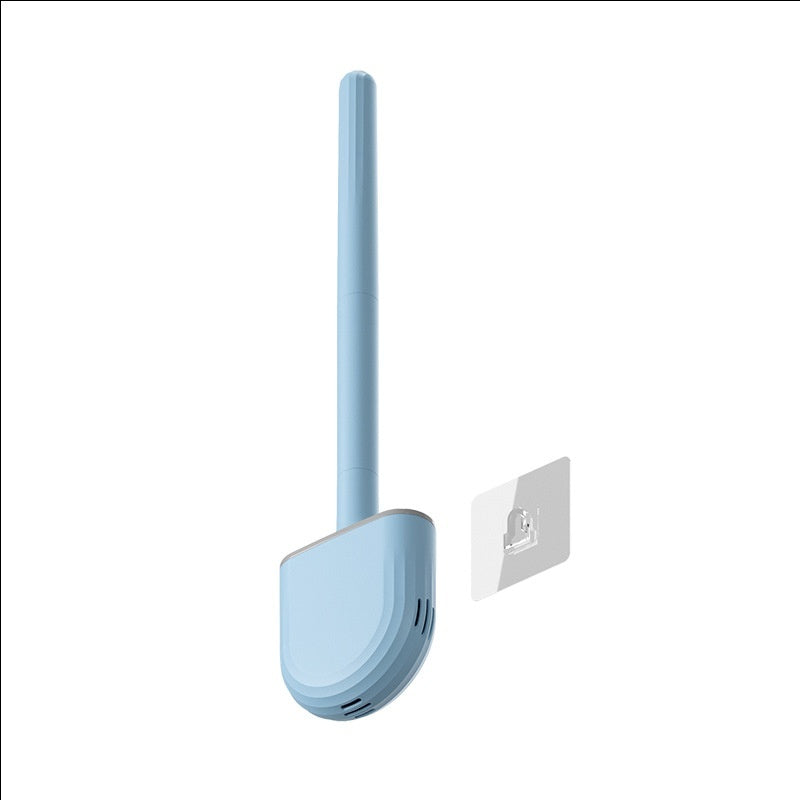 Wall-Mount Silicone Toilet Brush – Draining Holder — product photo 8