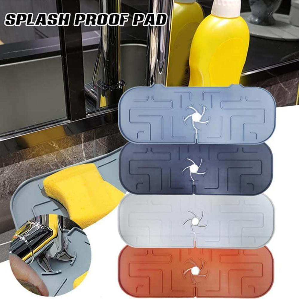 Faucet splash guard color reference — store ships Black