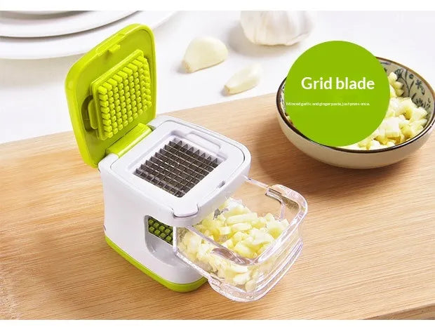 Mini Garlic & Veggie Chopper – One-Press Prep