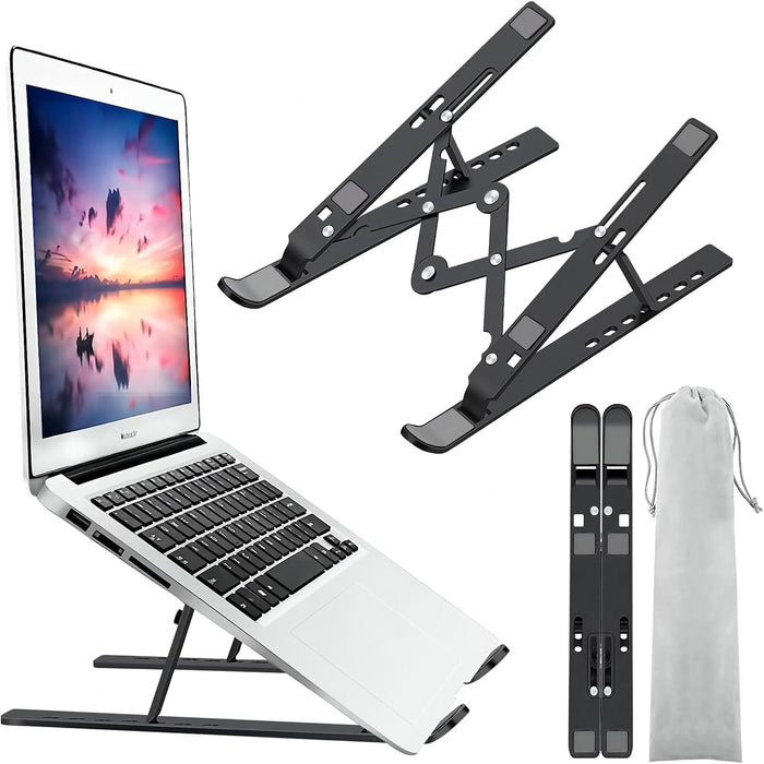 Folding Laptop Stand – Raise Your Screen, Pack Flat