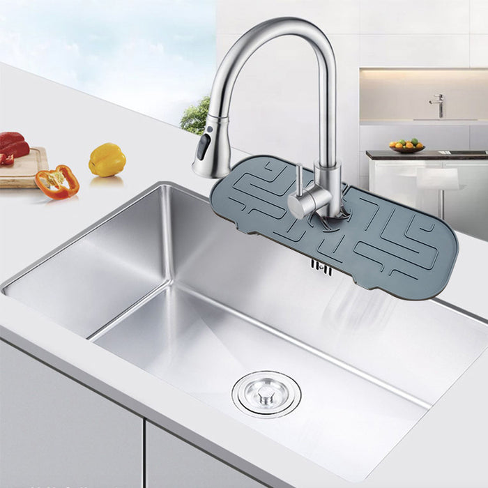 Silicone Faucet Splash Guard – Stops the Counter Puddle